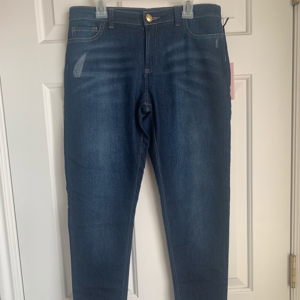 NWT, juicy couture, size 8. Dark blue, jeans